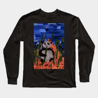 A Comfy Panda Long Sleeve T-Shirt